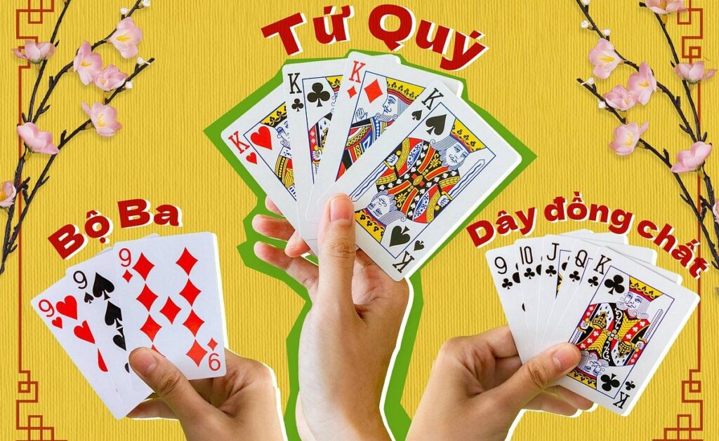 các bộ có thể xếp trong tiến lên miền bắc 12BET