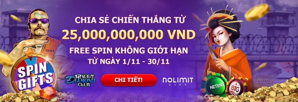 tích free spin nhận quà miễn phí - khuyến mãi 12BET